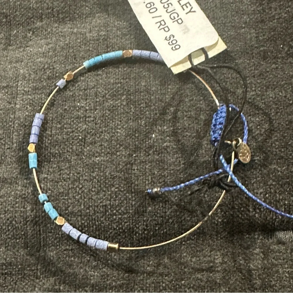 NWT Fairley Adjustable Beaded Bracelet reg $99 with pouch - Picture 6 of 8